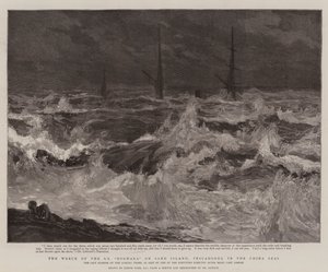 O Naufrágio do SS Bokhara na Ilha da Areia, Pescadores, nos Mares da China